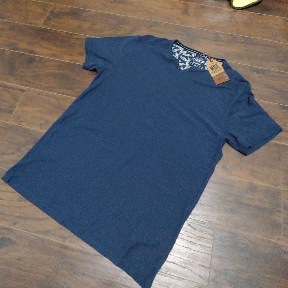 MBX DenimWear Mens V-Neck Tee